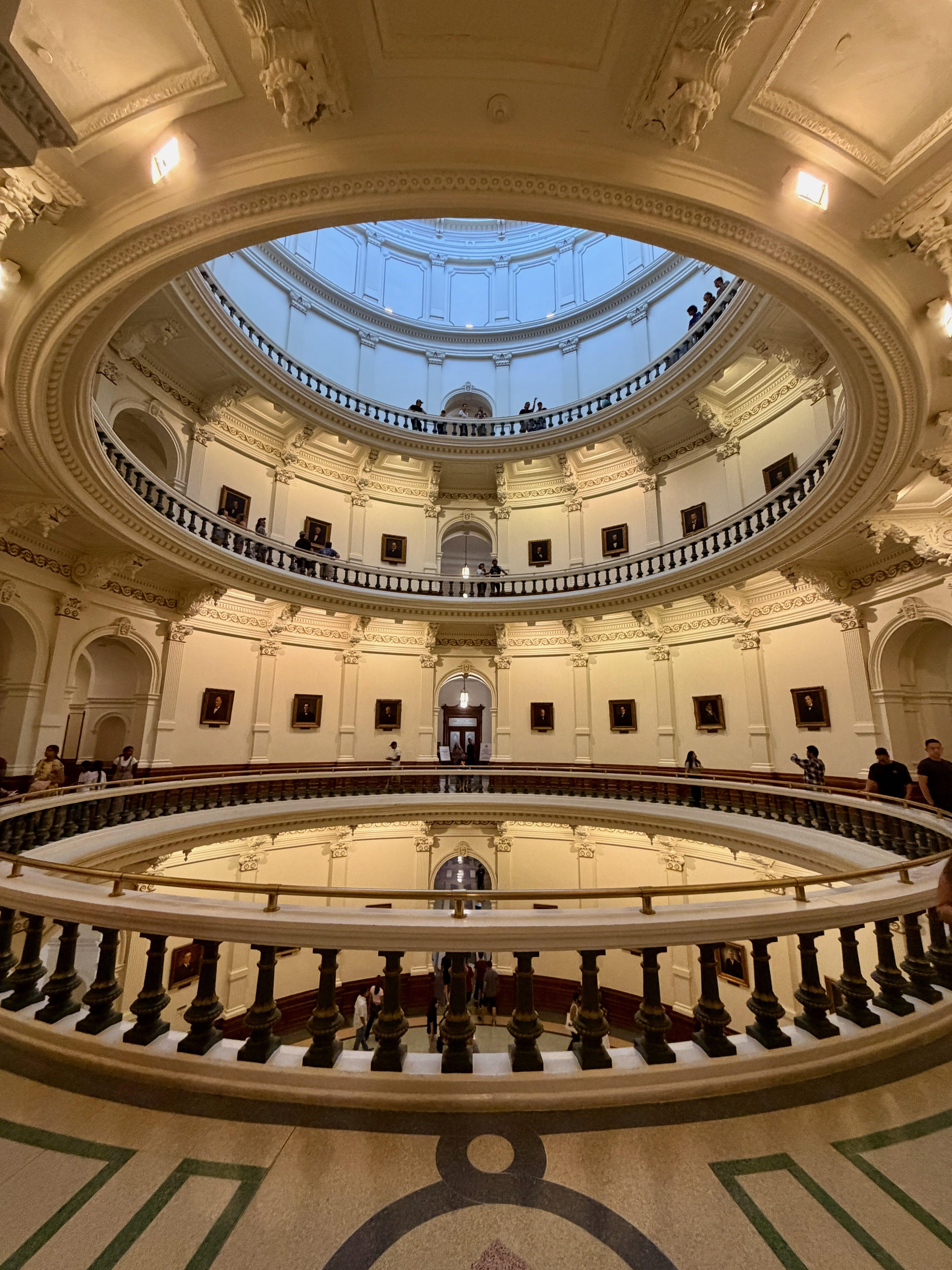 The rotunda of the Texas State Capitol in Austin
